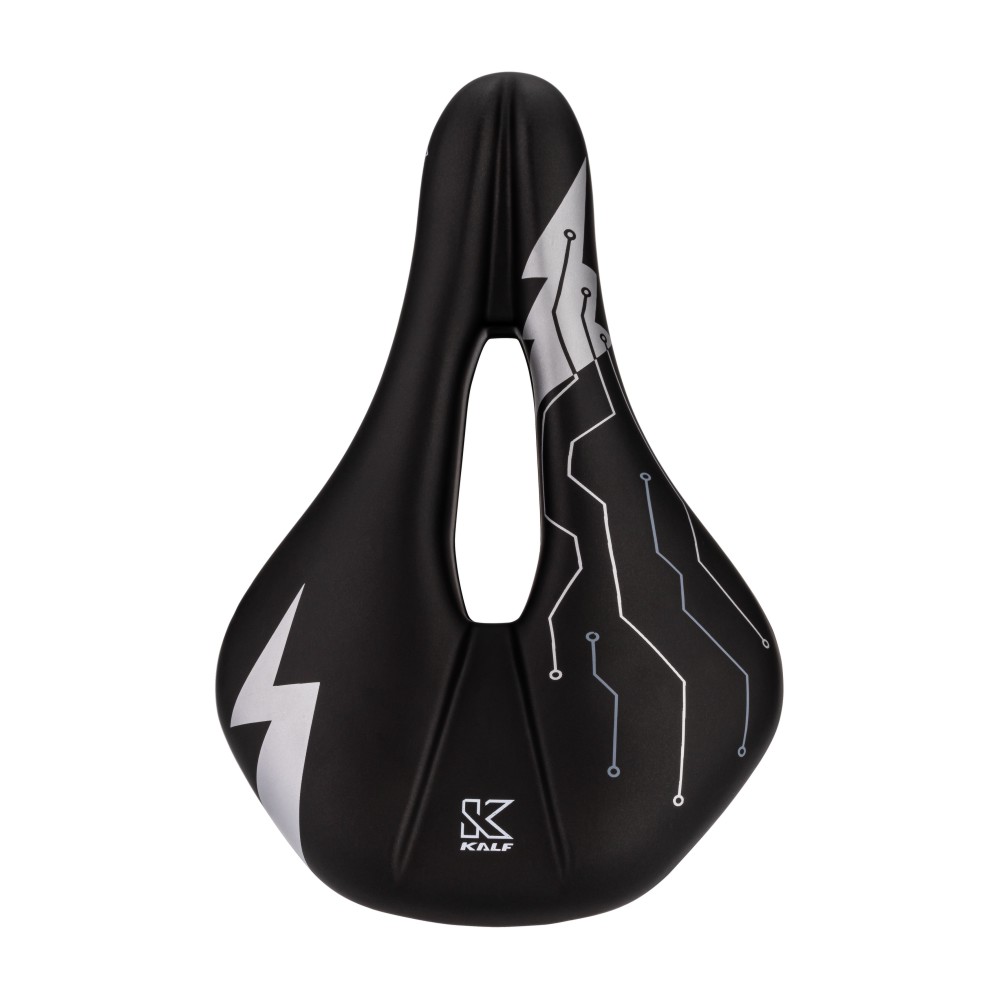 Asiento anti-prostata negro/gris